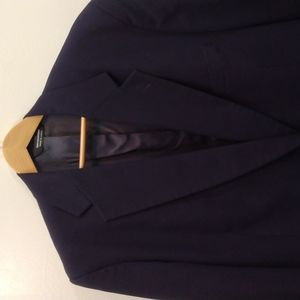 John Alexander Navy Blue Wool Blazer 50L